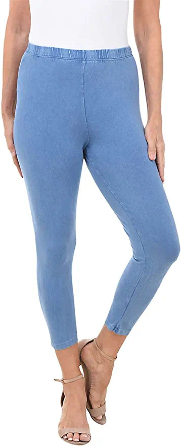 Jess & Jane Mineral Washed Capri Legging - M37 - Spring Colors 🌸🌷🌼